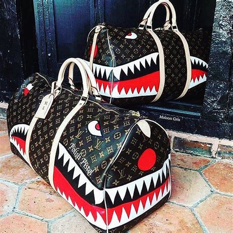 louis vuitton backpack with shark mouth|louis vuitton backpack purse.